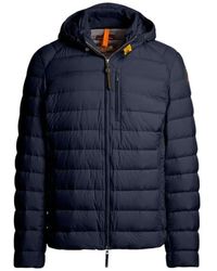 Parajumpers - Jassen ,Blauw ,Polyester Last Minute Hooded Down Jacket - Lyst