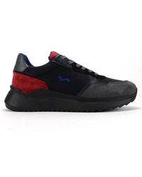 Harmont & Blaine - Sneakers schwarz mit blauen und roten details - Lyst