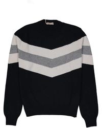 Herno - Zigzag-Stripe Sweater - Lyst