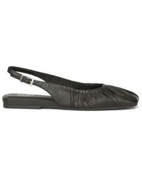 Ash - Bibi Ballerina-Slingpumps Mit Geraffter, Eckiger Spitze - Lyst
