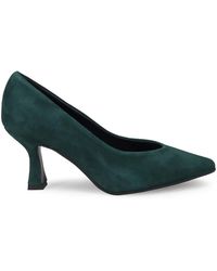 Sangiorgio - Schoenen ,Groen ,Suède Groene Suède Hak Pumps - Lyst