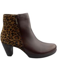 Mephisto - Braune stiefeletten - Lyst
