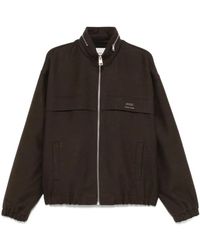 Ami Paris - Jassen ,Bruin ,Wol Bruine Wol Casual Jas - Lyst