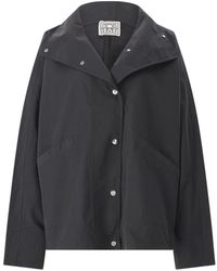 TOTEME - Jassen ,Zwart ,Katoen Zomer Parachute Jas - Lyst