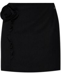 ROTATE BIRGER CHRISTENSEN - Korte Rok Met Appliqué - Lyst