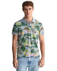 GANT - Vintage hawaiian polo shirt - Lyst