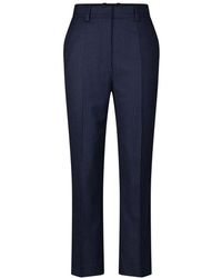 Anine Bing - Pantaloni in lana a righe - Lyst