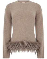 P.A.R.O.S.H. - P.A.R.O..H. ,Truien & Vesten ,Wol Sweater Met Rafeldetails - Lyst