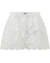 MSGM - Short Shorts - Lyst