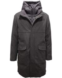 DUNO - Vulcan Donsjack Met Afneembare Capuchon - Lyst