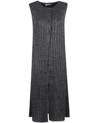 Charlott - Kleedjes ,Grijs ,Wol Gilet - Lyst