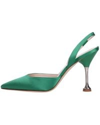 Lella Baldi - Lt419T Satin Slingback Pump - Lyst