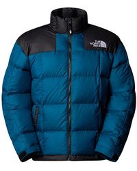 The North Face - Fitness ,Blauw ,Polyester Lhotse Jacket - Lyst