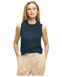 Brooks Brothers - Sleeveless Tops - Lyst
