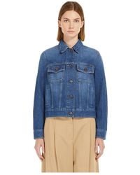 Weekend by Maxmara - Jassen ,Blauw ,Denim Caduca Jacket - Lyst