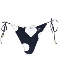 Jacquemus - Badmode ,Blauw ,Le Bas De Plage Triangle Bikini Bottoms - Lyst