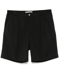 BRIGLIA - Schwarze Shorts Mit Elastischem Bund - Lyst