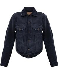 Balenciaga - Jassen ,Blauw ,Denim Denim Jas Met Zakken - Lyst