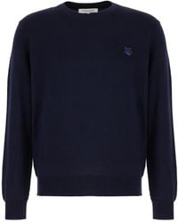 Maison Kitsuné - Round-Neck Knitwear - Lyst