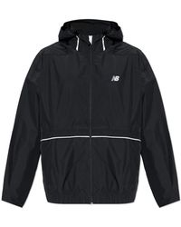 New Balance - Fitness ,Zwart ,Polyester Elusive Shell Jacket - Lyst