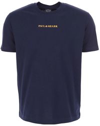 Paul & Shark - Marine Baumwoll T-Shirt - Lyst