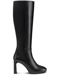 Stuart Weitzman - Schoenen ,Zwart ,Leer Babette Platform Zip Boot - Lyst