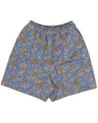 USUAL - Camo Utility Shorts Met Zakken - Lyst
