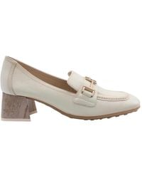 Hispanitas - Klassische Leder Mokassin Schuhe - Lyst