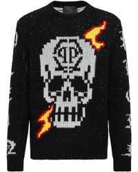 Philipp Plein - Rundhalspullover - Lyst