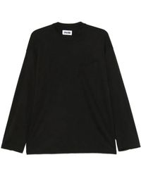 Magliano - T-Shirt Met Lange Mouwen En Borstzak - Lyst