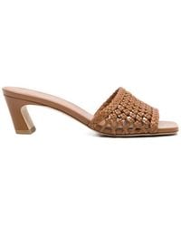 Stuart Weitzman - Schoenen ,Bruin ,Leer Marina Slide 50 - Lyst