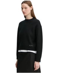 A.P.C. - Round-Neck Strickwaren - Lyst