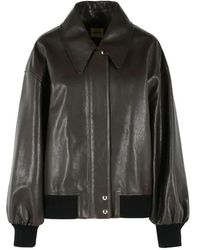 KHAITE - Jassen ,Bruin ,Leer Shelman Jacket - Lyst