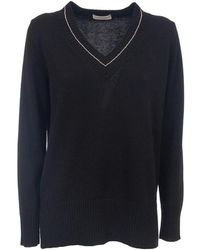 Le Tricot Perugia - V-Ausschnitt Strickware - Lyst