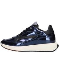 Floris Van Bommel - Blaue Low-Top Sneakers Für Frauen - Lyst