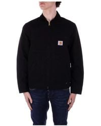 Carhartt - Front logo reißverschlussmantel bio-baumwolle - Lyst