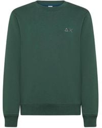 Sun 68 - Katoenen Sweatshirt Met Geborduurd Logo - Lyst