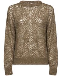 Brunello Cucinelli - Round-Neck Knitwear - Lyst