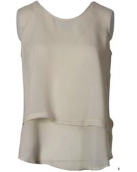 High - Sleeveless Tops - Lyst