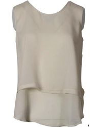 High - Sleeveless Tops - Lyst
