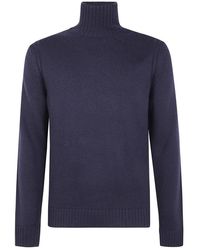 Dondup - Truien & Vesten ,Blauw ,Turtle Neck Sweater - Lyst