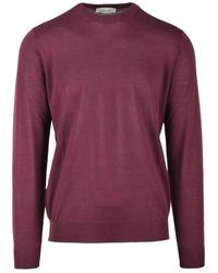 FILIPPO DE LAURENTIIS - Merino Wol Ronde Hals Trui - Lyst