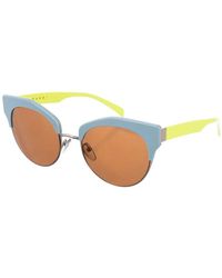 Marni - Rechthoekige Acetaat Zonnebril Me627S - Lyst
