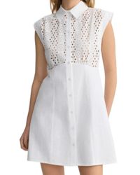 Liu Jo - Weiße Baumwollkleid Eleganter Stil - Lyst