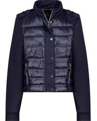 Monari - Gewatteerde Jas Met Neopreen Details - Lyst