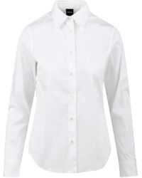 Aspesi - Overhemden ,Wit ,Katoen Damesblouse Model 5422 6807 29072 - Lyst