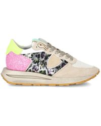 Philippe Model - Schoenen ,Veelkleurig ,Suède Sneakers Tropez Haute Running - Lyst