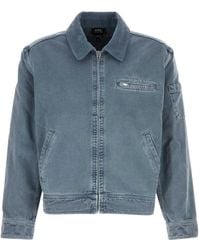 A.P.C. - Jassen ,Blauw ,Katoen Alexis Jacket - Lyst