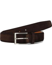 Magnanni - Brauner Wildledergürtel - Lyst