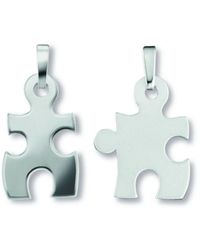ONE ELEMENT - Eleganter Silberner Puzzle-Charm-Anhänger - Lyst